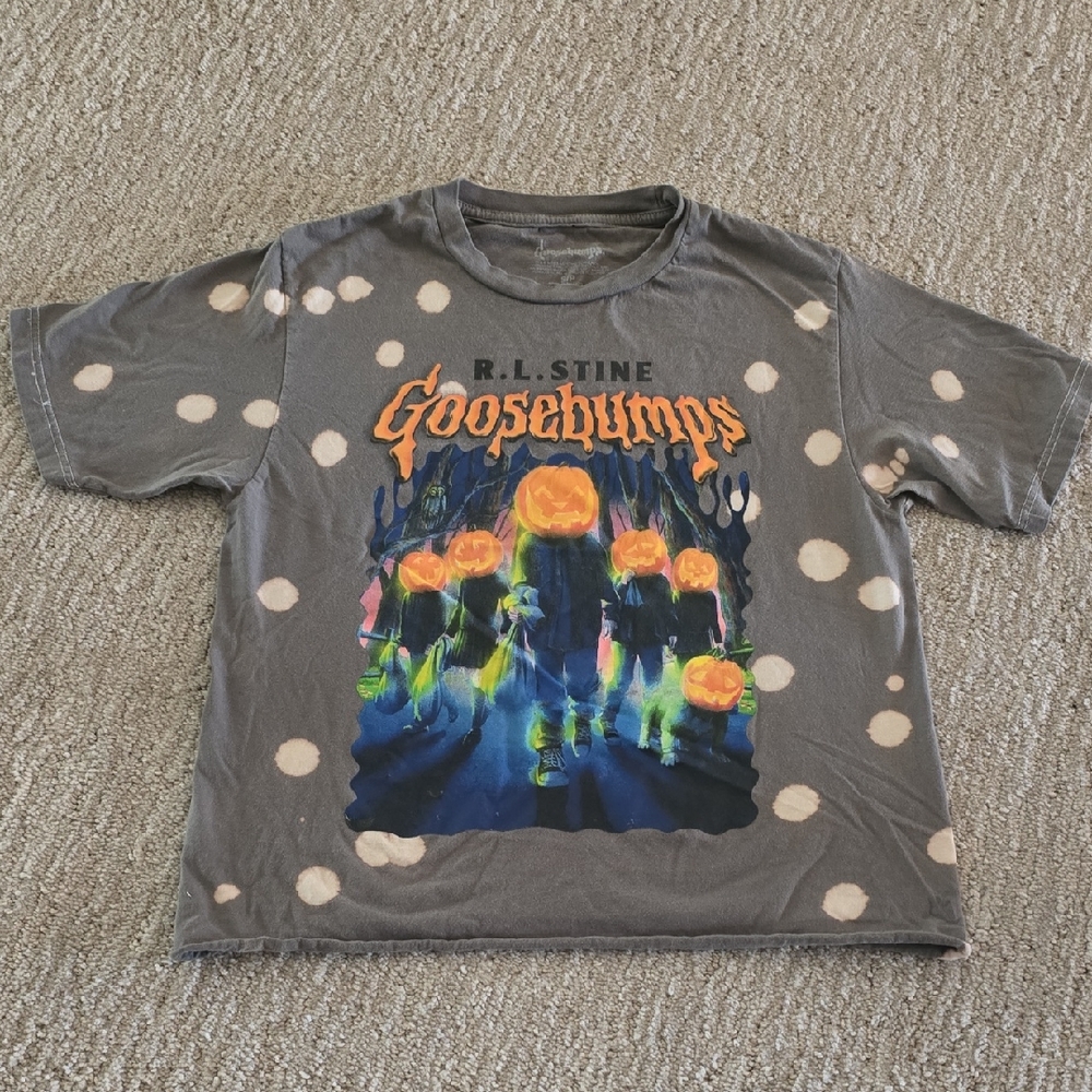 Scholastic Goosebumps Gray Cotton Tee